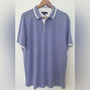 Michael Kors Polo Shirt Men’s Large Lavender Cotton Short Sleeve Logo
